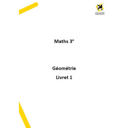 Maths 3e Livrets pour suivre les cours en vidéo