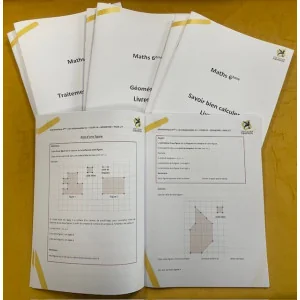 Maths 6e Livrets pour suivre les cours en vidéo