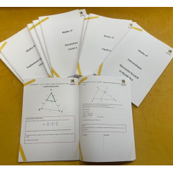 Maths 4e Livrets pour suivre les cours en vidéo