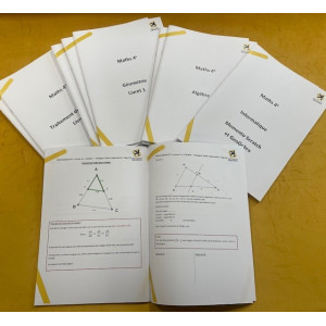 Maths 4e Livrets pour suivre les cours en vidéo