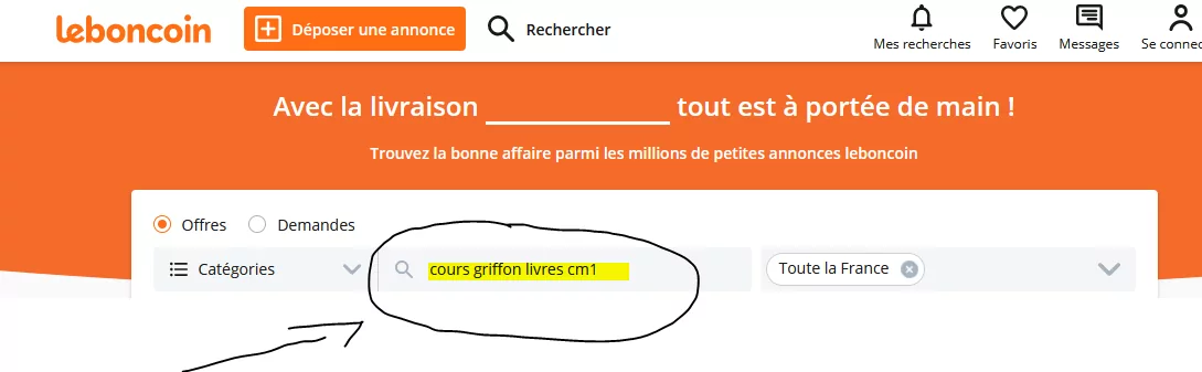 Bourses aux livres pour l'école à la maison | Cours Griffon